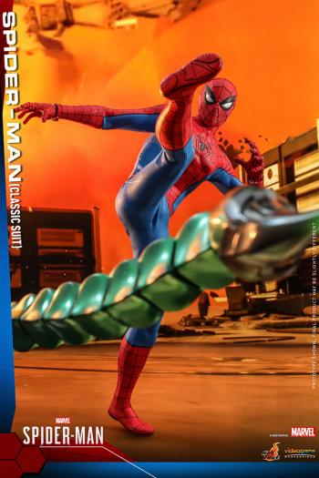 【予約2022年6月】ビデオゲーム・マスターピース『Marvel’s Spider-Man』1/6スケールフィギュア スパイダーマン(クラシック・スーツ版) ホットトイズ