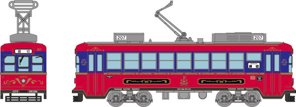 【予約2021年5月】鉄道コレクション 長崎電気軌道200形 207号車「シティクルーズあかり」 トミーテック
