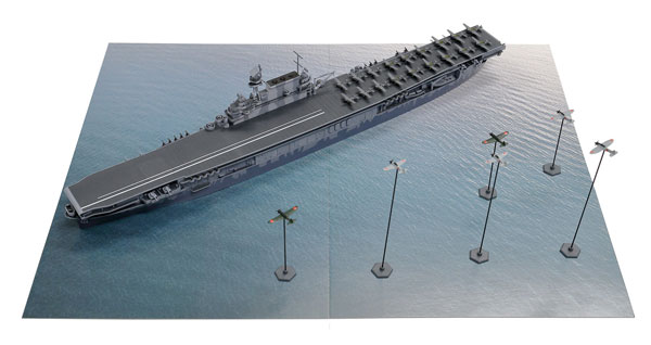 【予約2021年3月】1/700 SPSシリーズ 南太平洋海戦(CV-8 ホーネット VS 日本海軍航空隊) ピットロード