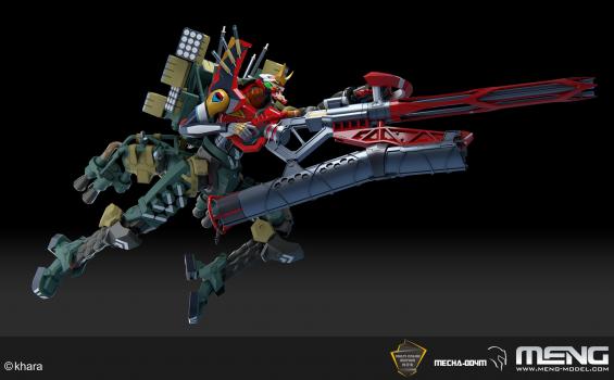 【予約2023年5月】汎用ヒト型決戦兵器 人造人間エヴァンゲリオン 新2号機α (マルチカラー版) MENG Model