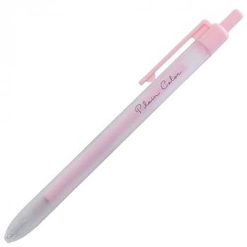 [ノックゲルペン]ミルキー軸カラーペン 【ピンク 】