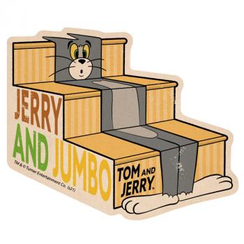 【予約2021年3月】トムとジェリー トラベルステッカー トム/階段 エンスカイ