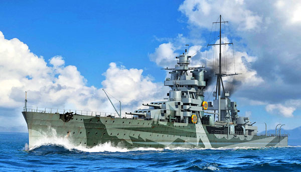 【予約2021年7月】1/350 イタリア海軍 重巡洋艦 ゴリツィア トランペッターモデル