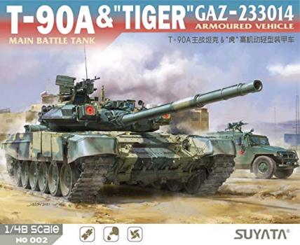 【予約2021年5月】1/48 T-90A 主力戦車 & GAZ-233014 タイガー 装甲車 SYTNO-002 スヤタ