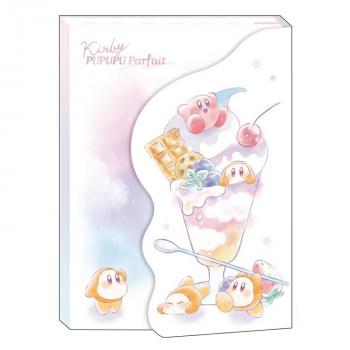 星のカービィ ダイカットカバー付きメモ PUPUPU Parfait CUTE MODEL Kirby A6サイズ