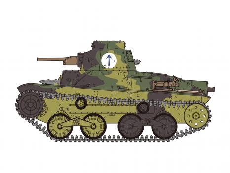 【予約2024年10月】帝国陸軍 九五式軽戦車[ハ号] 後期型 “硫黄島” ファインモールド