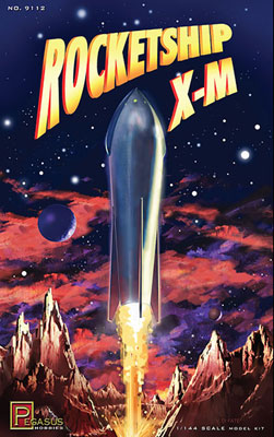 【予約2021年4月再販】1/144 火星探検 ロケットシップ X-M PH9112 ペガサスホビー