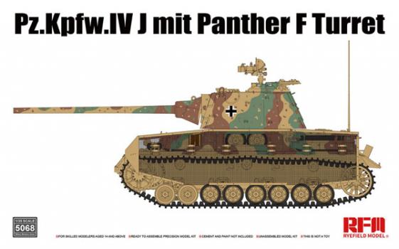 【予約2021年5月】1/35 IV号戦J型w/パンターF砲塔 RFM5068 ライフィールドモデル