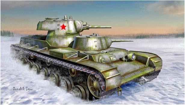 【予約2021年9月】1/35 ソビエト軍 SMK多砲塔重戦車 09584 トランペッターモデル