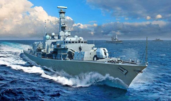 【予約2021年9月】1/700 イギリス海軍 23型フリゲート HMS ウェストミンスター(F237) 06721 トランペッターモデル