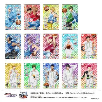 【予約2022年7月】黒子のバスケ ビジュアルカードキーホルダーコレクション 14個入りBOX POMMOP