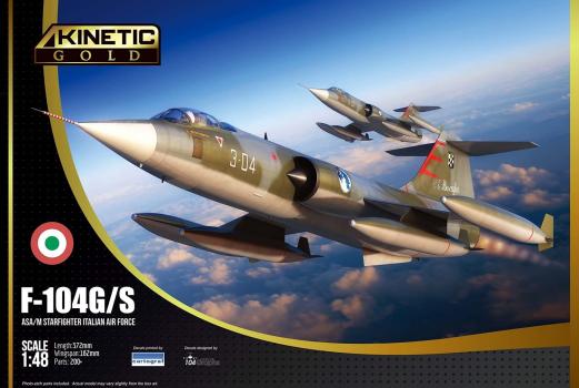 【予約2021年6～7月】1/48 F-104G/S ASA/M スターファイター イタリア空軍 KNE48093 キネティック