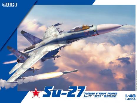 【予約2021年7月】1/48 Su-27 フランカーB L4824 グレートウォールホビー