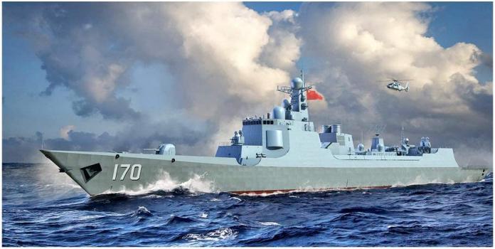 【予約2021年10月】1/700 中国人民解放軍海軍 052C型 駆逐艦 06730 トランペッターモデル