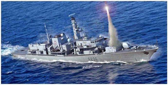 【予約2021年10月】1/700 イギリス海軍 23型フリゲート HMS モントローズ(F236) 06720 トランペッターモデル
