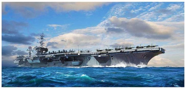 【予約2021年10月】1/700 アメリカ海軍 空母 CV-64 コンステレーション 06715 トランペッターモデル