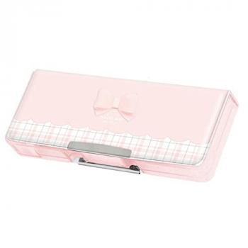 カミオジャパン MERCI AMI PINK コンパクト両面開きペンケース リボン付きタイプ 筆箱