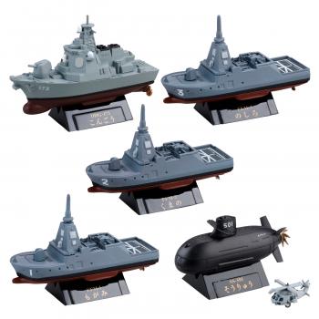 【予約2022年10月】miniQ ワールドシップデフォルメ6 海上自衛隊Vol.2 出動！最新鋭艦編 6個入りBOX 海洋堂