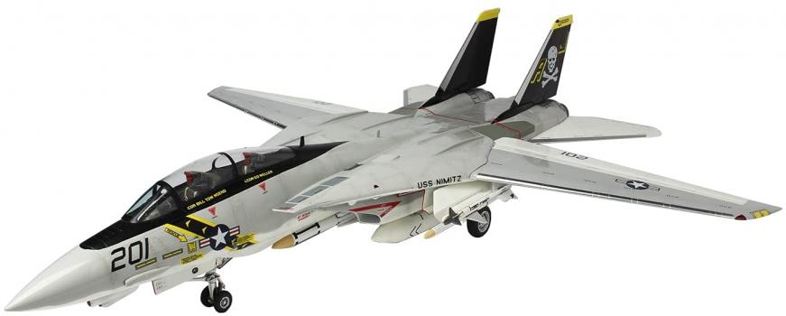 【予約2021年7月再販】プラッツ・イタレリ 航空機シリーズ 1/48 アメリカ海軍 F-14A トムキャット ジョリーロジャース (70's VF-1,VF-2,VF-84) TPA-01 プラッツ
