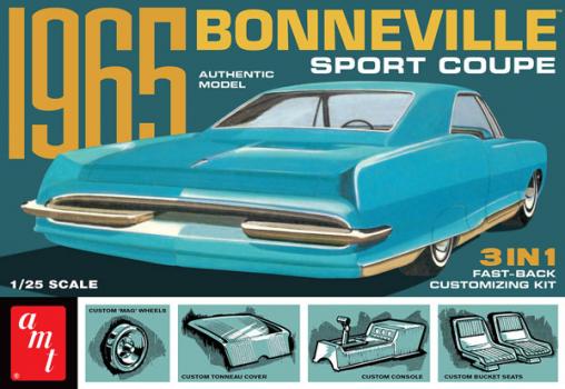 【予約2021年9月】1/25 1965 ポンティアック・ボンネビル スポーツクーペ 3in1 AMT1260 AMT