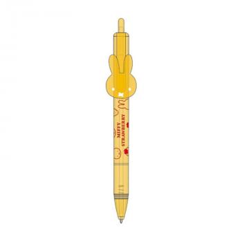 ミッフィー ダイカットクリアシャープペン MIFFY STRAWBERRY ディックブルーナ 黄 0.5mm