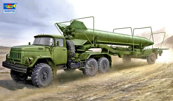 【予約2021年11月】1/35 Zil-131Vトラック/8K14ミサイルトレーラー 01081 トランペッターモデル