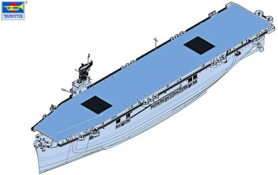 【予約2022年1月】1/350 アメリカ海軍 護衛航空母艦 CVE-26 サンガモン 05369 トランペッターモデル