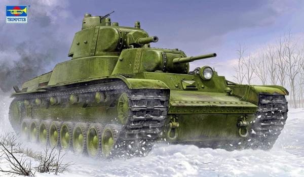 【予約2022年1月】1/35 ソビエト軍 T-100多砲塔重戦車 09590 トランペッターモデル
