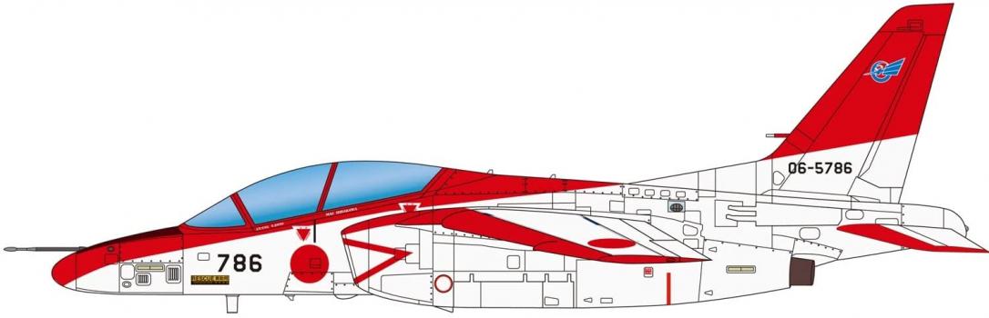 【予約2022年1月】≪送料無料≫1/100 航空自衛隊 T-4 "レッドドルフィン" BLU-2 プラッツ