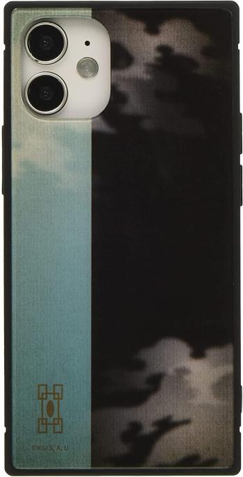 グルマンディーズ バンダイ 鬼滅の刃 iPhone12 mini(5.4インチ)対応 スクエアガラスケース 時透無一郎(ときとう むいちろう) KMY-28K, グレー