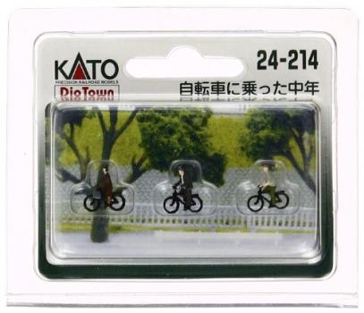 KATO Nゲージ 自転車に乗った中年 24-214 ジオラマ用品