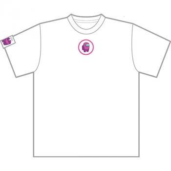 【予約2022年3月】Among Us ねんどろいどぷらす Tシャツ Crewmate Pink グッドスマイルカンパニー