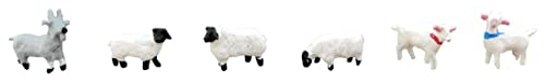 【予約2023年9月】情景コレクション ザ・動物107 牧場の羊・ヤギ ジオラマ用品
