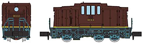 【予約2022年02月】Cタイプディーゼル機関車 DD12タイプ 茶色 黄帯
