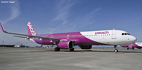 【予約2022年7月】ハセガワ 1/200 Peach エアバス A321LR プラモデル