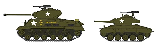 【予約2022年12月】ハセガワ 1/72 アメリカ陸軍 M4A3E8シャーマン & M24チャーフィー アメリカ陸軍主力戦車コンボ プラモデル 30068