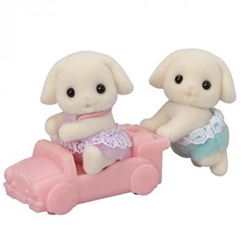 シルバニアファミリー 人形 【 フローラウサギのふたごちゃん 】 ｳ-104 STマーク認証 3歳以上 おもちゃ ドールハウス EPOCH【送料込み】