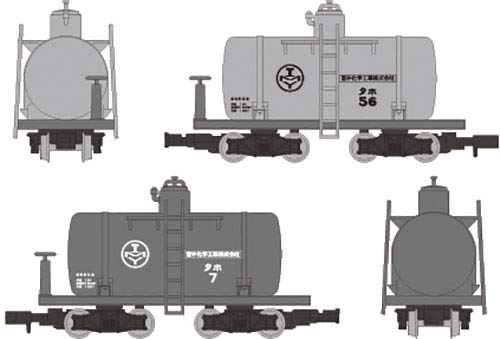 【予約2021年06月】鉄道コレクション　ナローゲージ８０　猫屋線　小型タンク貨車　２両セット　【ＨＯ掛率】