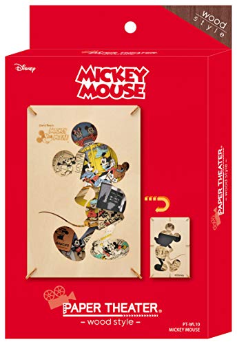 ミッキーマウス MICKEY MOUSE ペーパーシアター ウッドスタイル【送料込み】