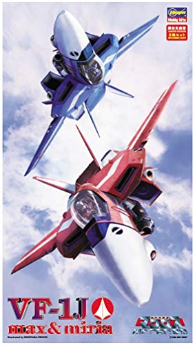 【予約2023年5月再販】ハセガワ 超時空要塞マクロス VF-1J バルキリー マックス&ミリア 1/72スケール プラモデル 65763