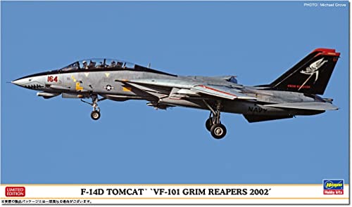 【予約2023年7月】ハセガワ 1/72 アメリカ海軍 F-14D トムキャット VF-101 グリムリーパーズ 2002 プラモデル 02444