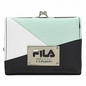 [フィラ] 財布 三つ折り がまぐち メタル 切り替え FIMS-0402  ミント