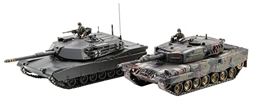 【予約2023年6月】ハセガワ 1/72 M-1 エイブラムス & レオパルト2 NATO主力戦車コンボ プラモデル 30069