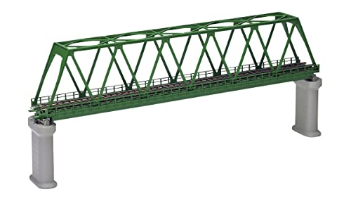 【予約2023年2月】TOMIX Nゲージ 単線トラス鉄橋 F 深緑 PC橋脚 2本付  鉄道模型用品
