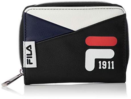 [フィラ] 財布 折財布 ラウンドファスナー 二つ折り トライアングル レディース FIMS-0322BK ブラック