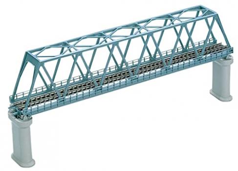 【予約2023年2月】TOMIX Nゲージ 単線トラス形 鉄橋 F 青 PC橋脚 2本付  鉄道模型用品