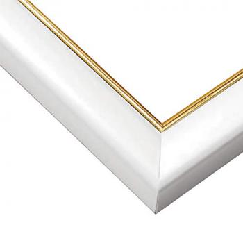 エポック社 木製パズルフレーム ウッディパネルゴールドライン シャインホワイト（50×75cm）（パネルNo.14）【送料込み】