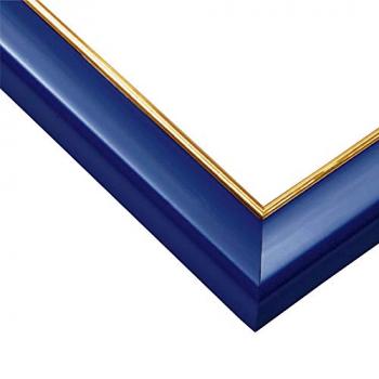 エポック社 木製パズルフレーム ウッディパネルゴールドライン シャインブルー（18.2×25.7cm）（パネルNo.64）【送料込み】