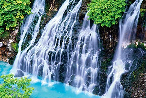 1000ピース ジグソーパズル 美瑛の絶景白ひげの滝（北海道） (50ｘ75cm)【送料込み】