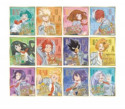 TVアニメ「僕のヒーローアカデミア」 ビジュアル色紙コレクション Brushstroke3 12個入りBOX